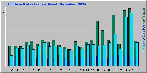 Stunden-Statistik im Monat Dezember 2024